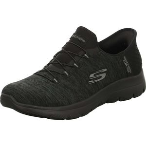 Skechers Damen-Sneaker-Slipper SLIP-INS SUMMITS D Schwarz, Farbe:schwarz, EU Größe:40