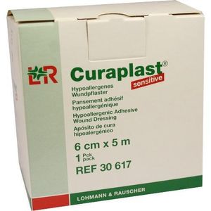 Rýchlo pôsobiaci obväz na rany Curaplast, citlivý 6 cm x 5 m 1 ks