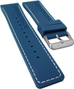 Hugo Boss Orange 1513250 Uhrenarmband 24mm Silikon blau mit Naht 31370 Hugo Boss Orange 1513250 Uhrenarmband 24mm Silikon blau mit Naht 31370