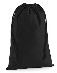 Premium Baumwolle Stuff Bag / verschiedene Größen - Farbe: Black - Größe: L (40 x 61,5 cm