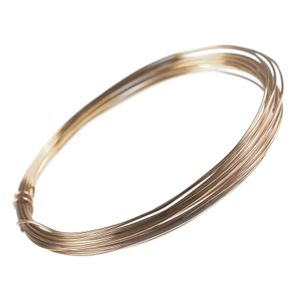 5m Aludraht Aluminiumdraht 1mm Dekodraht Schmuckdraht Bindedraht Farbwahl, Farbe:champagner
