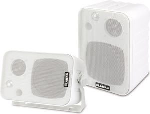 Dynavox LS-5L3 mini stereo Lautsprecher Paar Weiß