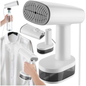 Dampfglätter mit 4 Modi und Flaschenadapter, 370 ml, 1640 W - weiß Dampfglätter mit 4 Modi und Flaschenadapter, 370 ml, 1640 W - weiß