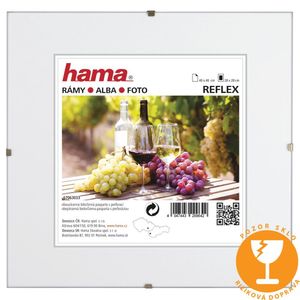Hama Clip-Fix, normales Glas, 40 x 40 cm