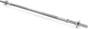Gymtek® tyčová činka - dĺžka 120 cm, Ø 28 mm - tyčová činka pre silový tréning, domácu posilňovňu, fitness - vrátane hviezdicových úchytov