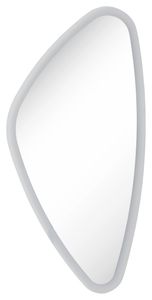 FACKELMANN LED Spiegel organic MIRRORS / Wandspiegel mit umlaufender LED-Beleuchtung / Maße (B x H x T): ca. 40 x 75 x 3 cm / hochwertiger Badspiegel / Breite 40 cm