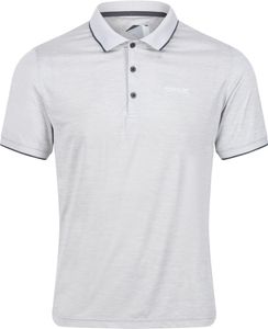 Pánske polo tričko Regatta Remex II s krátkym rukávom RG4217 (XXL) (strieborná sivá)