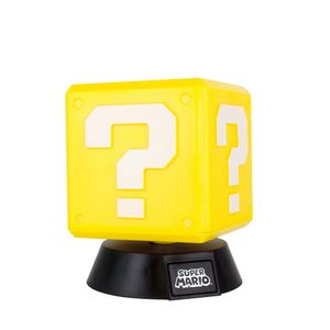 Paladone Products Super Mario 3D Lampe Fragezeichen-Block 10 cm