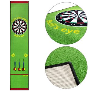 Dart Teppich Matte Steeldart Dartpfeile Dartboard Zubehör Dartteppich Oche Darts Abwurflinie Schutz Gummi Boden Dartscheibe Target  290 x 60 cm Kingpower