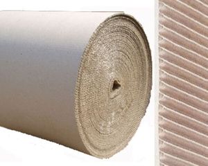 1x Rollenwellpappe Wellpappe auf Rolle  50cm x 70m B-Welle