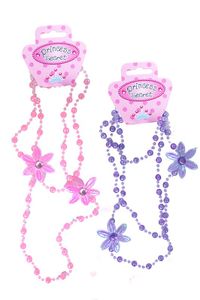 Prinzessinnen Halskette "Blumen" - farblich sortiert - Preis pro Stück