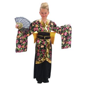 Bristol Novelty Mädchen Kimono Kostüm BN2350 (XL) (Bunt)