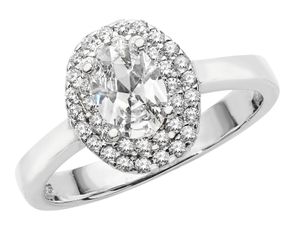 Eleganter 925 Sterling Silber Solitär Verlobung Damen - Ring mit Zirkonia, 58 (18.5); TRS22391RSQ
