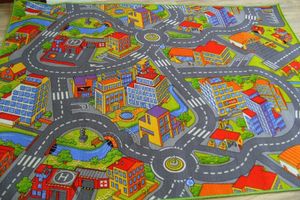 Dětský koberec SMART CITY (200x200 cm )
