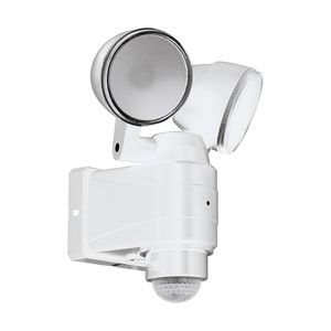 Eglo LED Wandleuchte Casabas 2x3,75W 2x400lm IP44 Kaltweiß mit Bewegungsmelder in Weiß