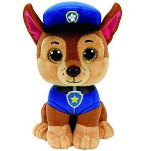 TY Beanie Boos Glubschi Paw Patrol Chase Hund Stofftier Plüschtier klein ArchieName 15cm