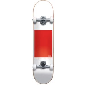 Globe Skateboard Complete G0 Black Serif, Größe:8, Farben:white/red