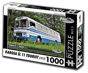 RETRO-AUTA Puzzle BUS č. 3 Karosa ŠL 11 TOURIST (1973) 1000 dílků