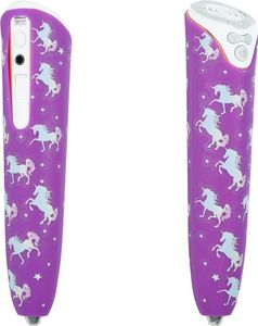 Silikon-Hülle für Ravensburger TipToi Player Einhornmuster- lila Einhornmuster- lila
