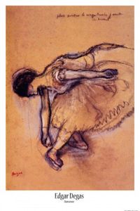 Edgar Degas Poster - Tänzerin (91 x 61 cm)