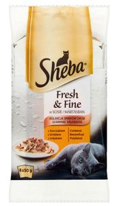 Sheba frisch & fein Mini-Geflügelgerichte in Sauce 6 x 50g