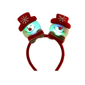 Weihnachten LED Haarreif, Weihnachten Haarschmuck Haarband Stirnband Kopfschmuck Kopfbedeckung Xmas Party Kostüm Zubehör, 7#