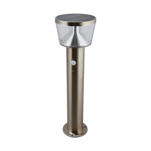 Lindby LED-Solar-Sockelleuchte Antje, Bewegungsmelder, IP44