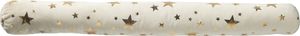 Dutch Decor – Zugluftrolle „Stars“ (90 cm lang) – Flüsterweiß