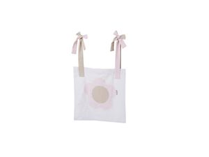 Hoppekids Fairytale Flower Bett-Tasche mit Bändern Rosa