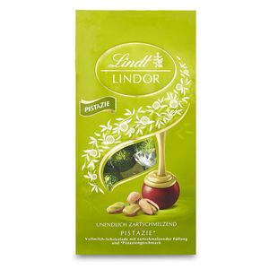 Lindt Lindor guličky pistáciová čokoláda s pistáciovou náplňou 137g