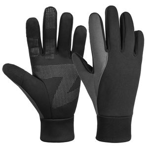 Zimní sportovní rukavice s dotykovým displejem, voděodolné, větruodolné, protiskluzové, pro lyžování, venkovní běh, M