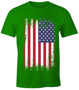 Herren T-Shirt - Amerika Flagge USA - Comfort Fit MoonWorks®  XS