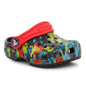 Crocs Tie Dy Clog T Kinderschuhe Jungen Hausschuhe Pantolette Mehrfarbig Freizeit, Schuhgröße:22 EU