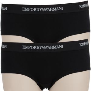 EMPORIO ARMANI  2P Damen Hotpants    XS   schwarz  schwarz