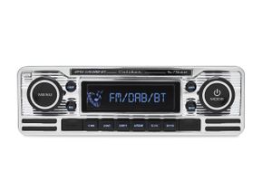 Caliber Autoradio mit DAB+ - USB - Bluetooth® Technologie 4x 75Watt - Retro-Look Chrom (RMD120DAB-BT)