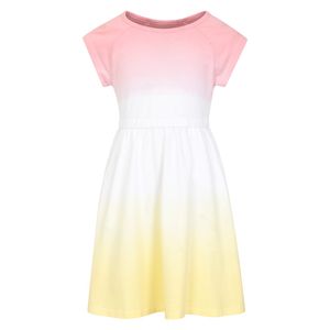 Mountain Warehouse - Dívčí šaty "Penelope" MW547 (116) (růžová/bílá/žlutá)
