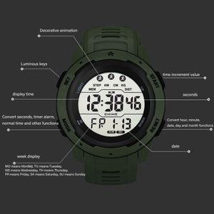 Digitální sportovní hodinky, pánské sportovní běžecké hodinky, elektronické vodotěsné sportovní hodinky, světelné sportovní hodinky, venkovní sportovní hodinky, venkovní hodinky