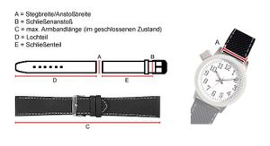 Bruno Banani Ersatzband Uhrenarmband Silikon Band Schwarz für Shiva Herrenuhr BR22005 BR22006 BR22007 BR22008