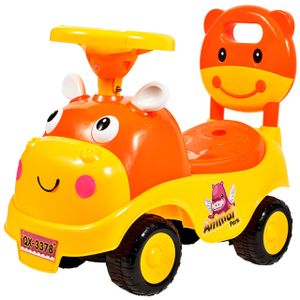 MalPlay Kinderfahrzeug | Gehfrei Spiel- und Lauflernwagen Lauflernhilfe Rutscherfahrzeug | Rutschauto für Babys Geburtstagsgeschenk | für drinnen und draußen