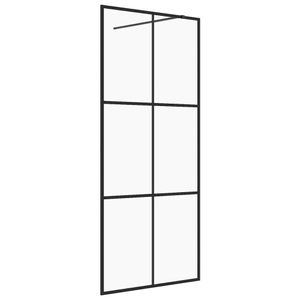 vidaXL Sprchová zástena pre sprchovací kút s čírym tvrdeným bezpečnostným sklom 90x195 cm