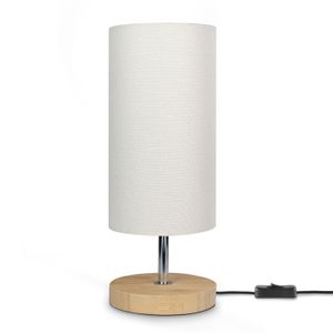 Stehleuchte Tischleuchte Wohnzimmer Nachttischlampe Lampenschirm Holz Modern
