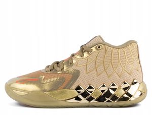 Puma LaMelo Ball MB.01 Metallic Gold Sneaker - EU 42