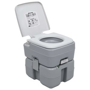 vidaXL Tragbare Campingtoilette mit Waschbecken und Wasserbehälter