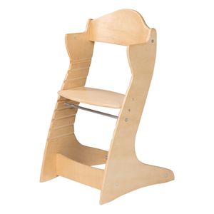 roba Treppenhochstuhl 'Chair Up ', mitwachsender Hochstuhl für Babys & Kinder, Holz, natur