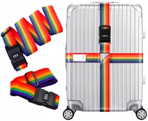 Sicherheitsgurt für Koffer - robust - schützt das Gepäck - diebstahlsicher - auffällige Farbe - Polypropylen-Nylon - 200 cm Länge