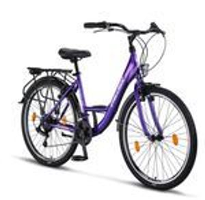 Chillaxx Bike Strada Premium City Bike in 24, 26, 28 Zoll - Fahrrad für Mädchen, Jungen, Herren und Damen - 21 Gang-Schaltung - Hollandfahrrad Citybike