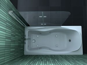 Duschtrennwand TWO 100 x 140 cm (Badewanne)