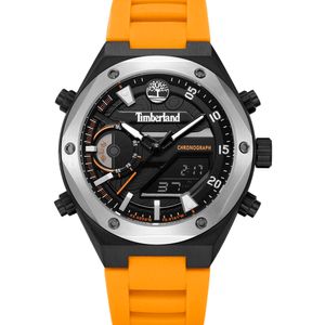 TIMBERLAND Herren Quarz Armbanduhr aus Edelstahl mit Silikon Band - ABBOTVILLE - TDWGP2231402