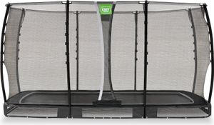 EXIT Allure Classic Bodentrampolin 214x366cm - schwarz