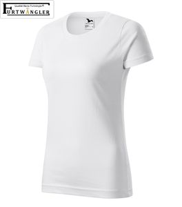 T-Shirt weiß S Damenshirt Furtwängler Basic 160g/m² verstärkte Schulterpartie